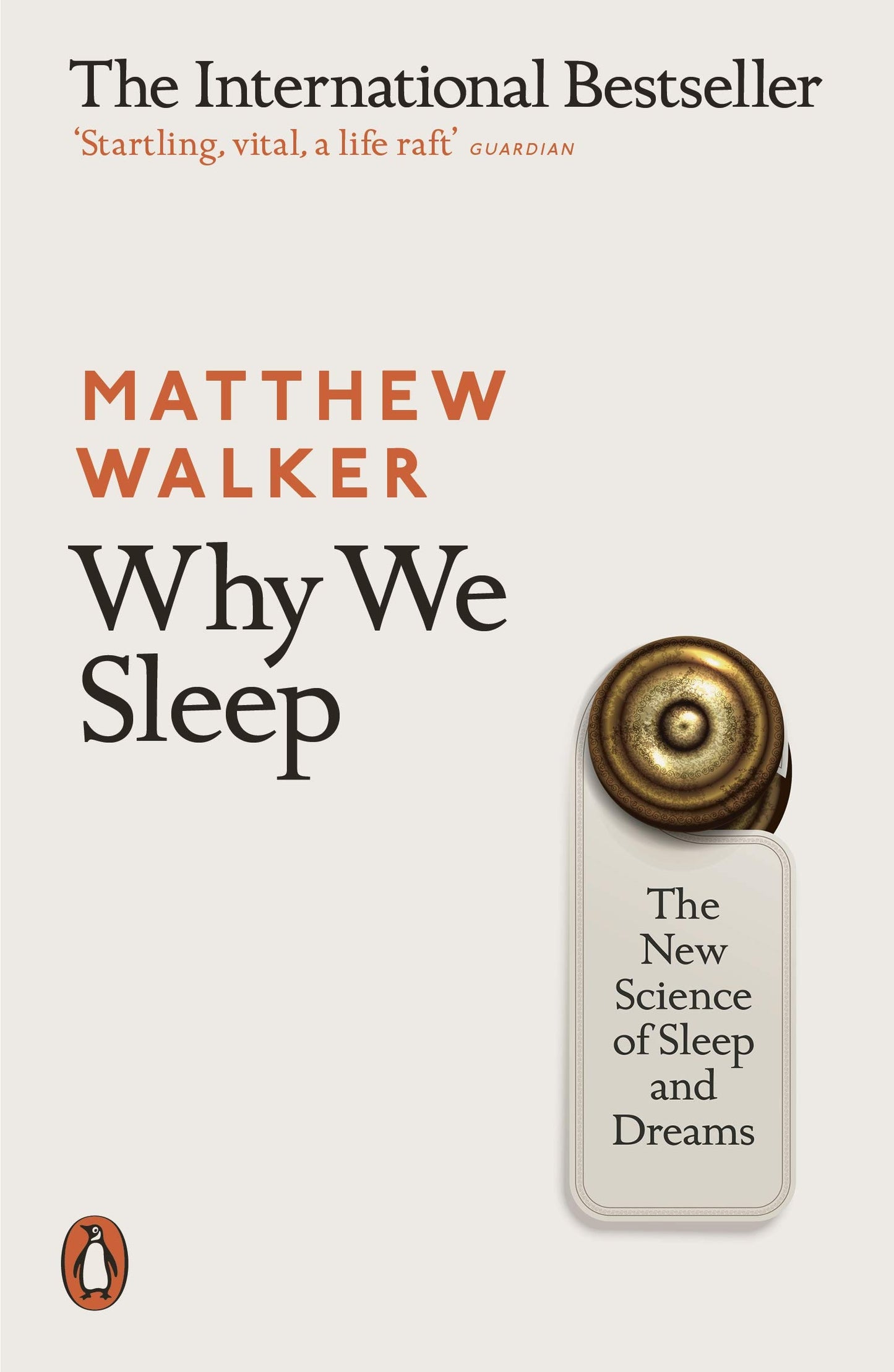 Why We Sleep: The New Science of Sleep and Dreams book cover