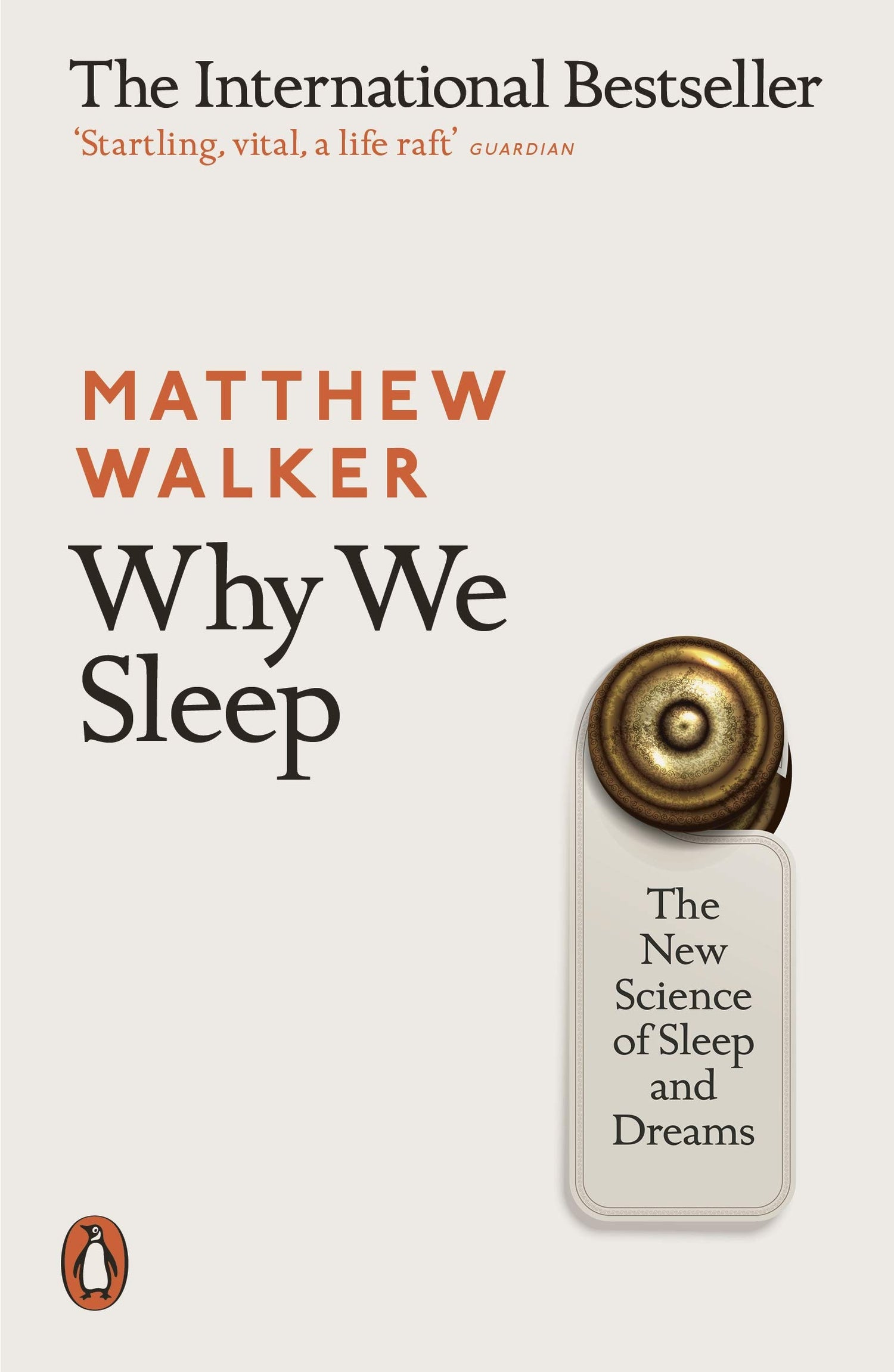 Why We Sleep: The New Science of Sleep and Dreams book cover