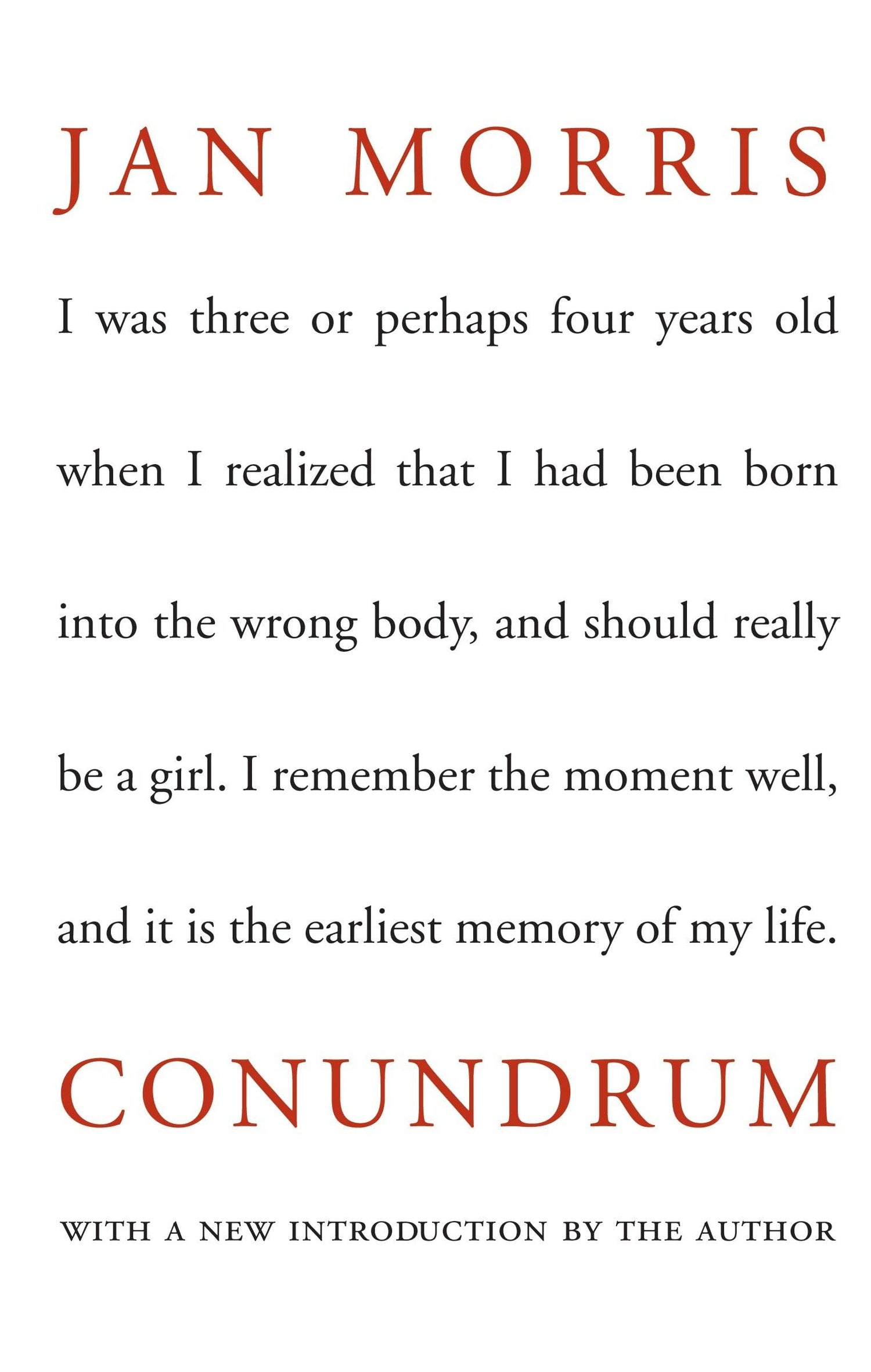 Conundrum book cover