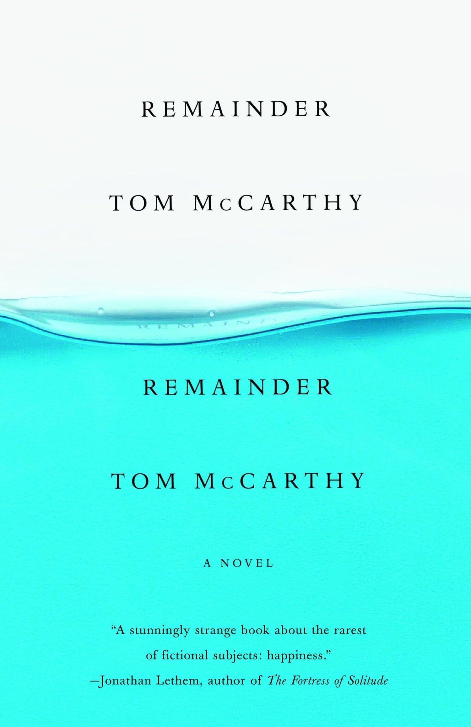 Remainder book cover