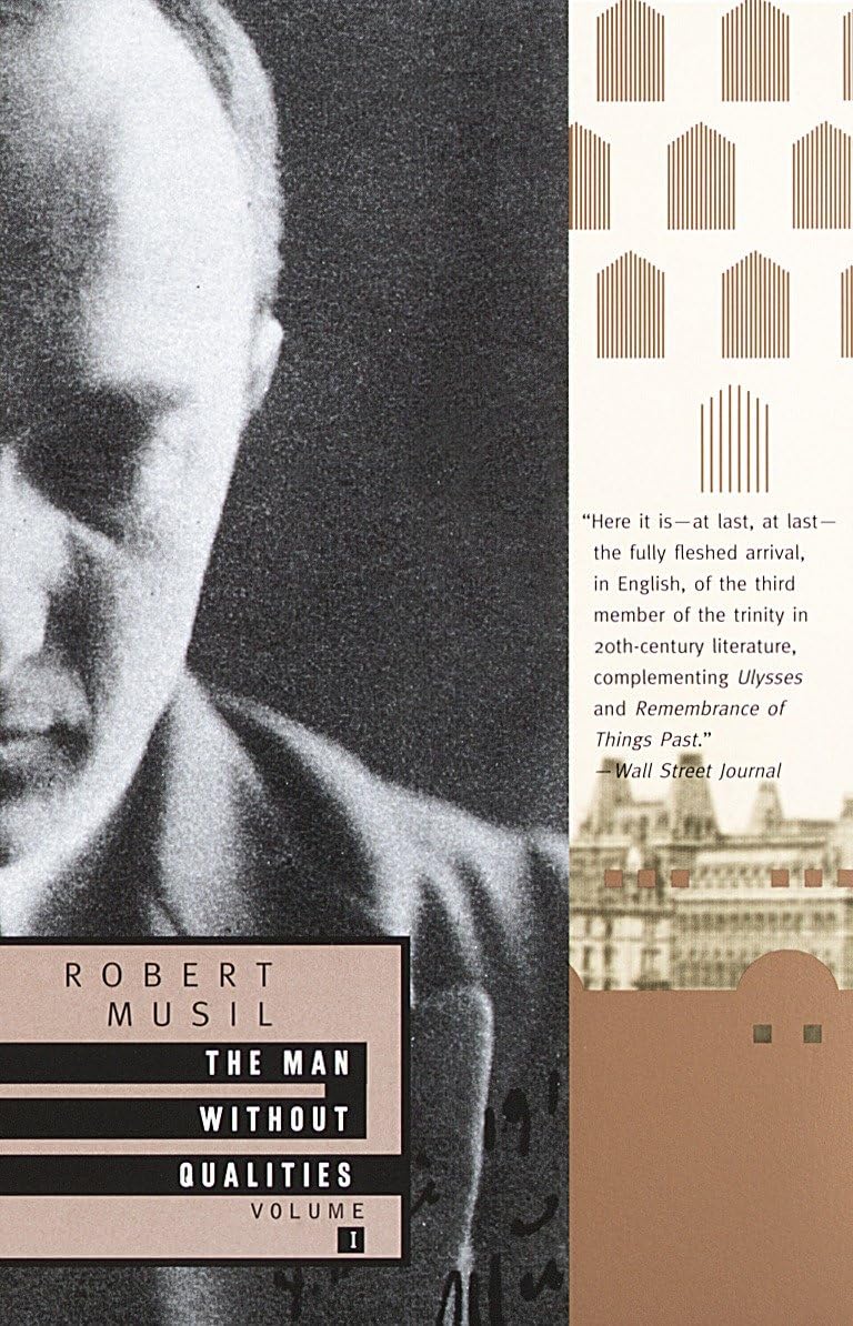 The Man Without Qualities Volume I book cover