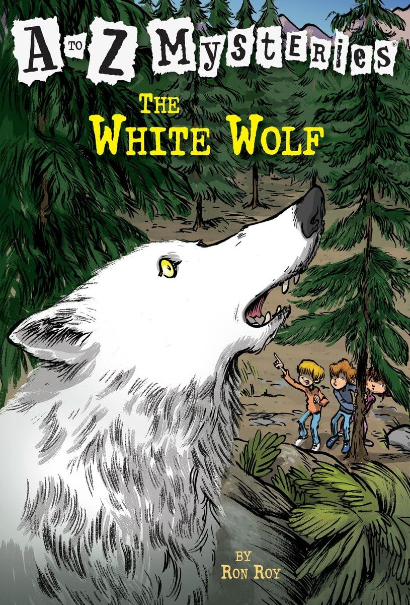 The White Wolf (A to Z Mysteries - A Stepping Stone Book(TM)) book cover