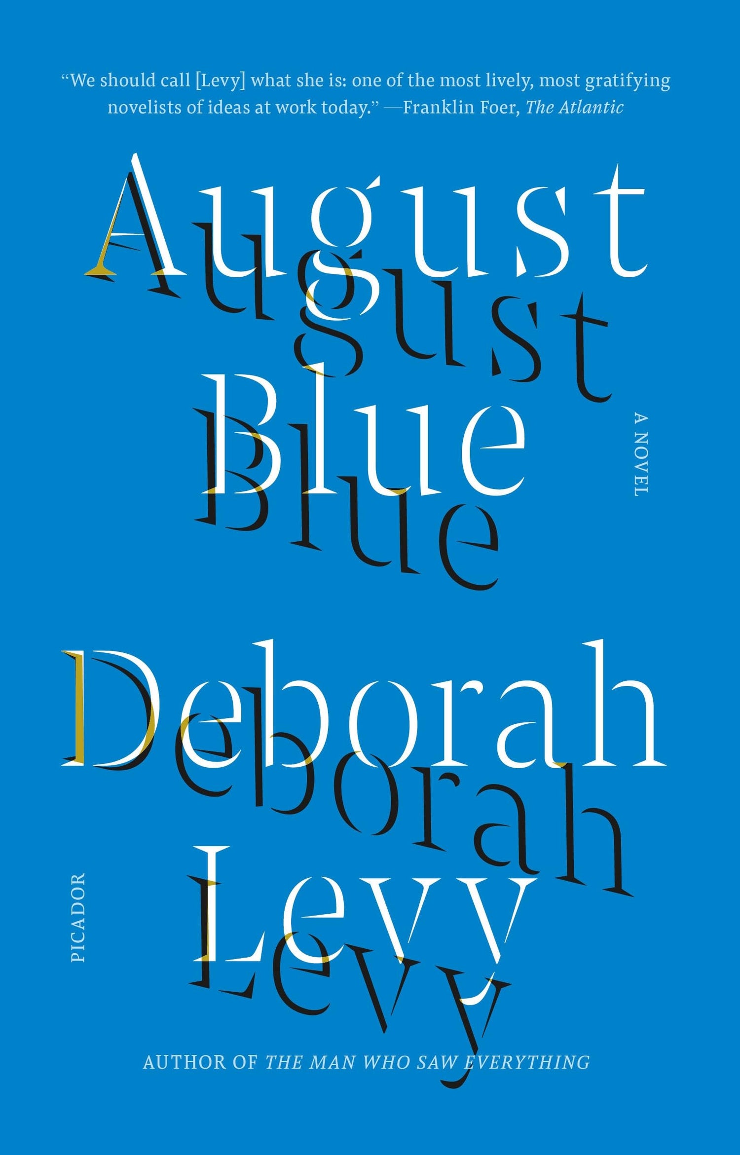 August Blue book cover
