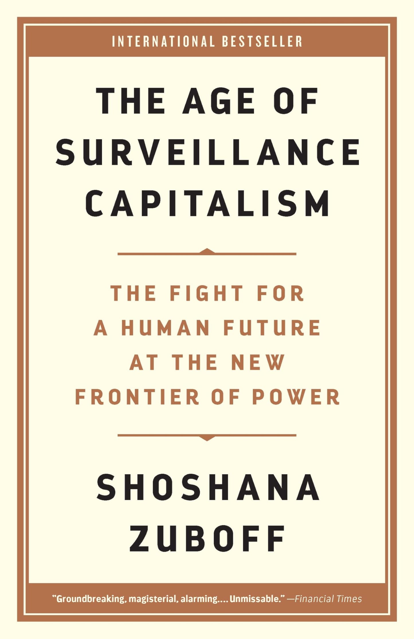The Age of Surveillance Capitalism book cover
