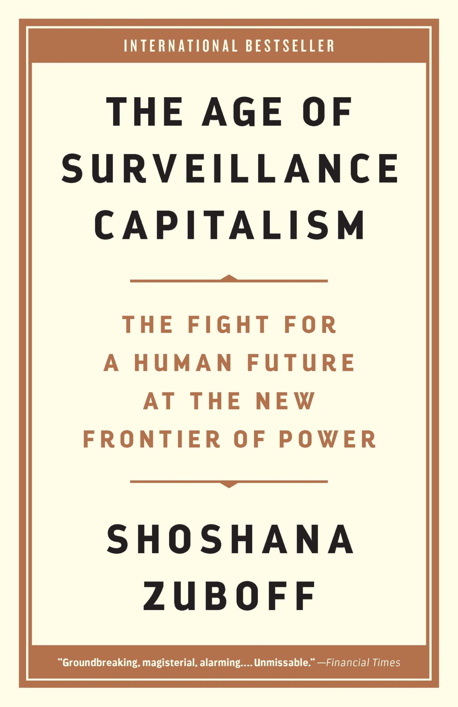 The Age of Surveillance Capitalism book cover
