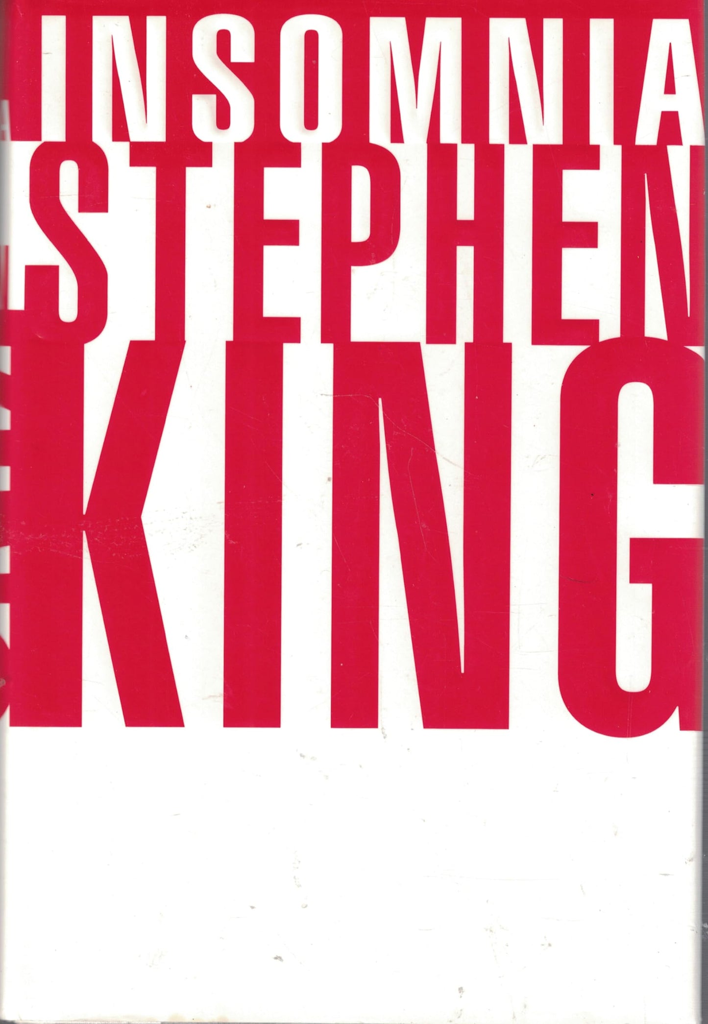 Insomnia book cover