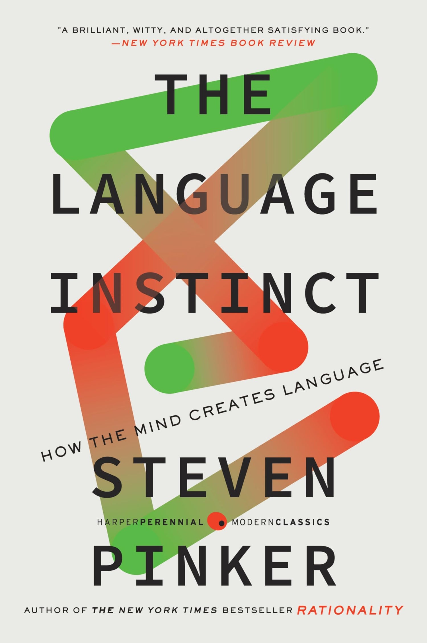 Language Instinct: How the Mind Creates Language book cover