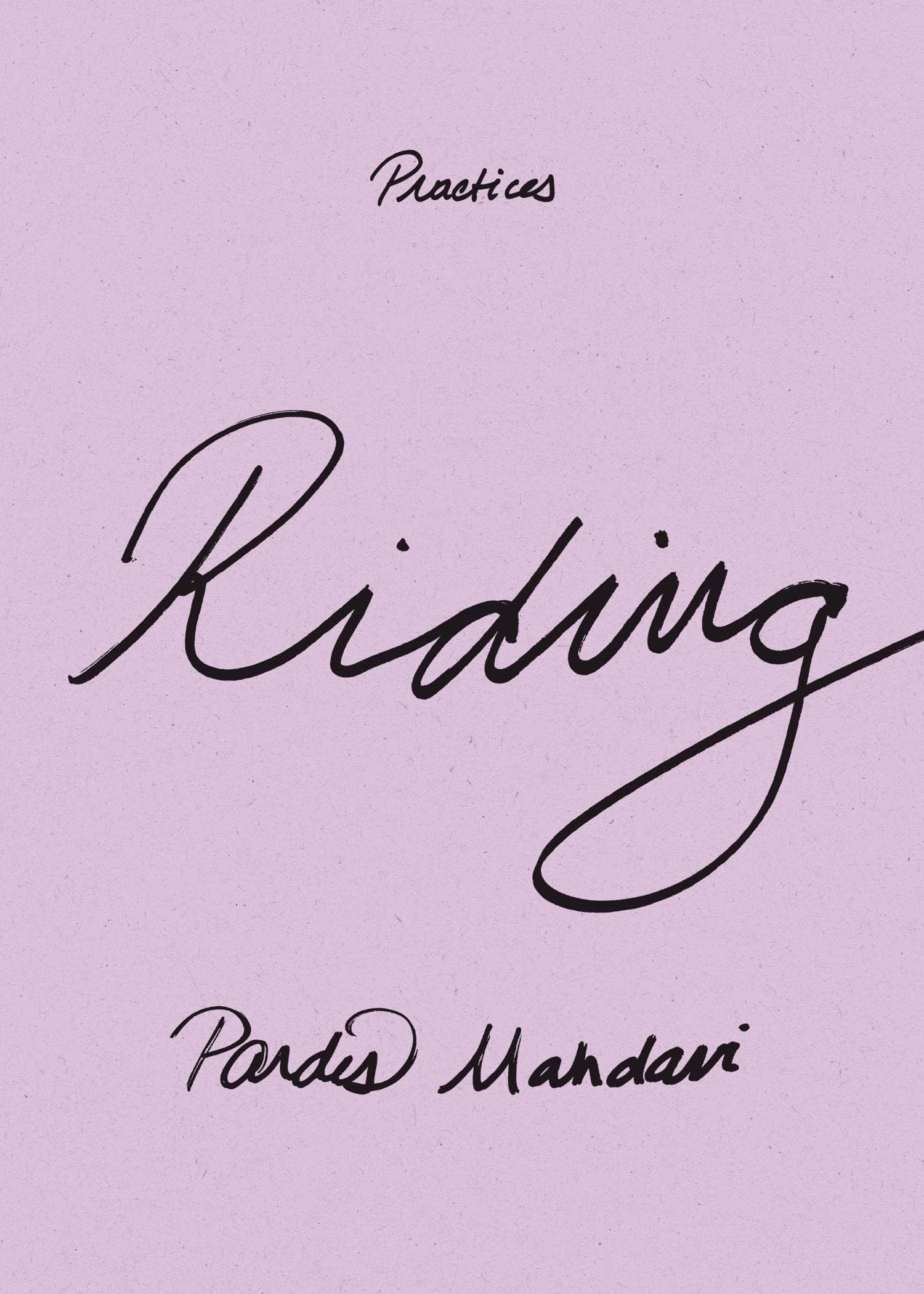 Riding book cover
