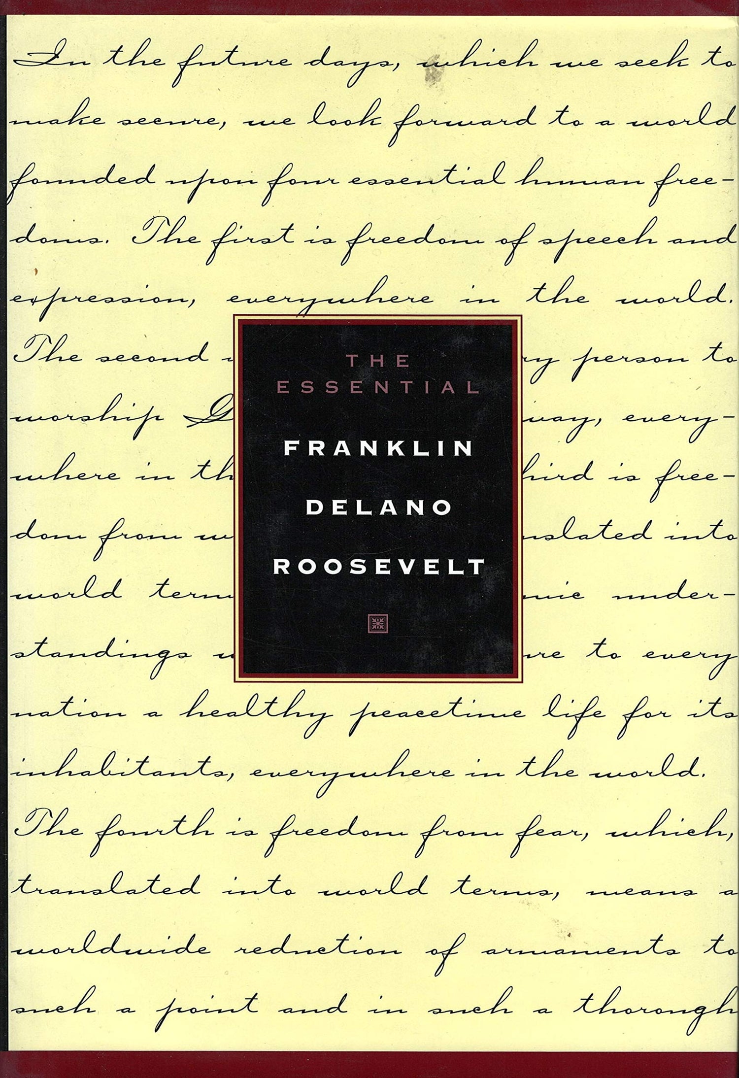 The Essential Franklin Delano Roosevelt book cover