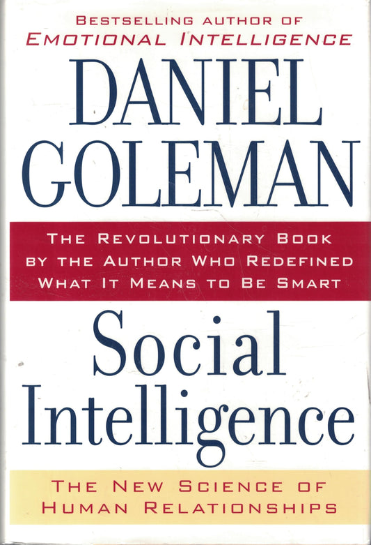 Social Intelligence: The New Science of Human Relationships book cover