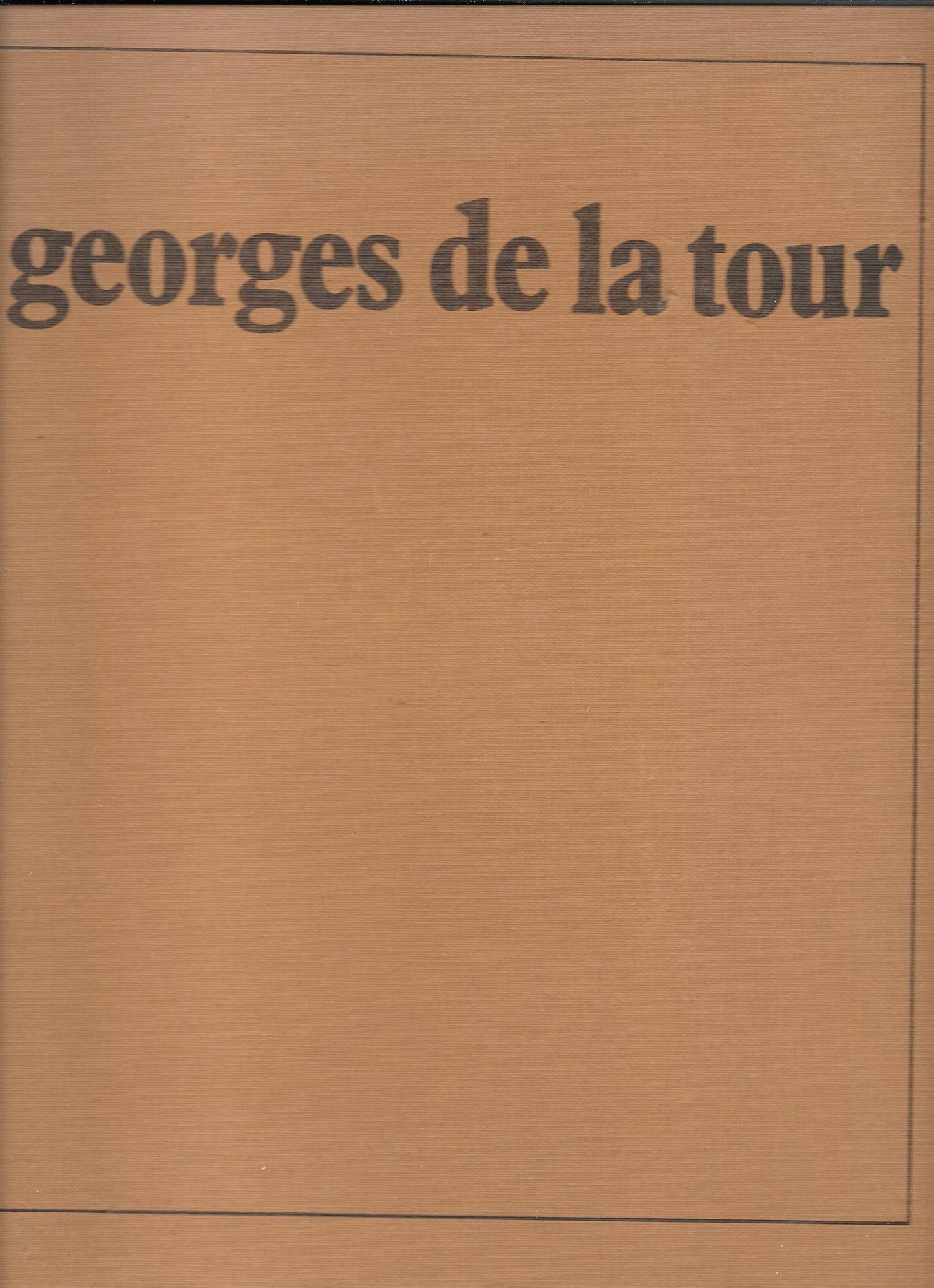 Georges de la tour (ART (A)) book cover