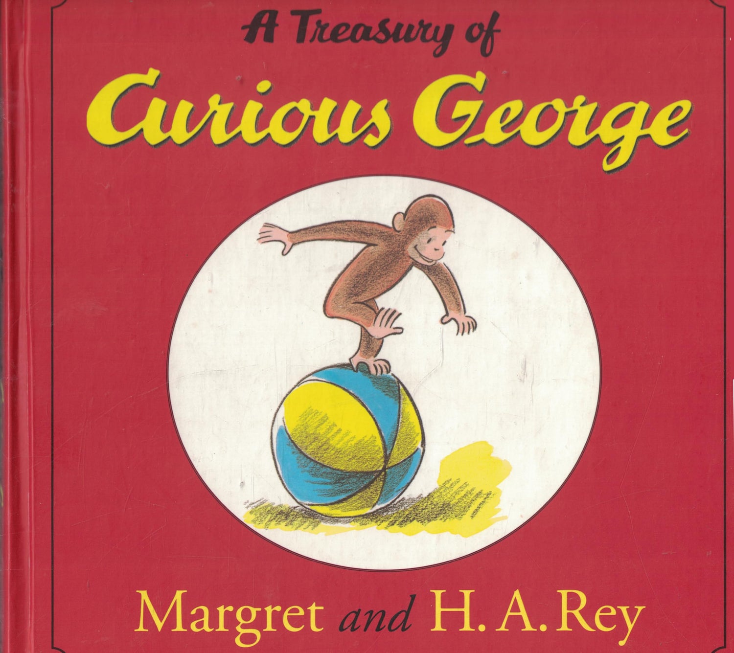 Treasury of Curious George book cover