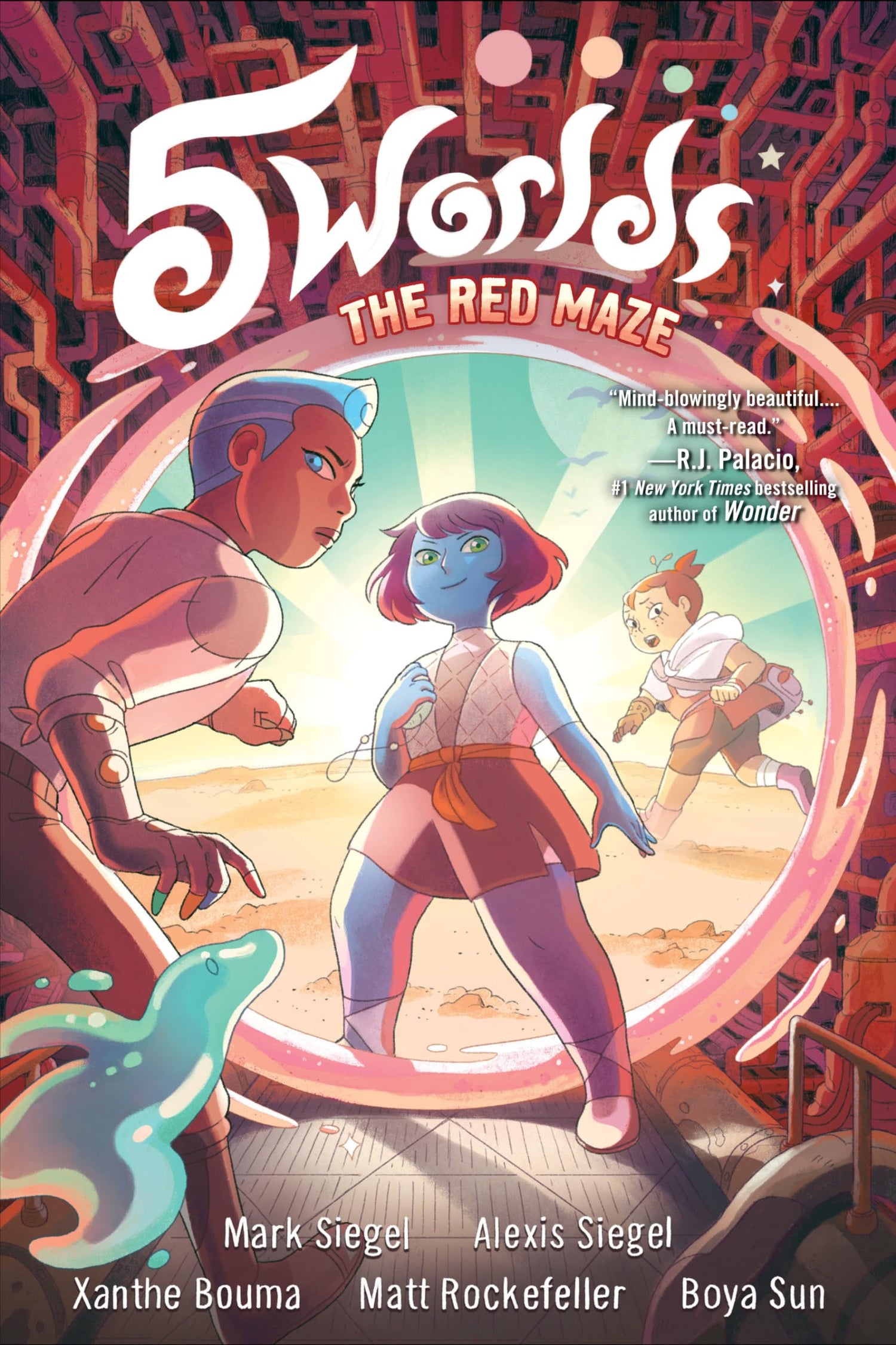 5 Worlds Book 3: The Red Maze book cover