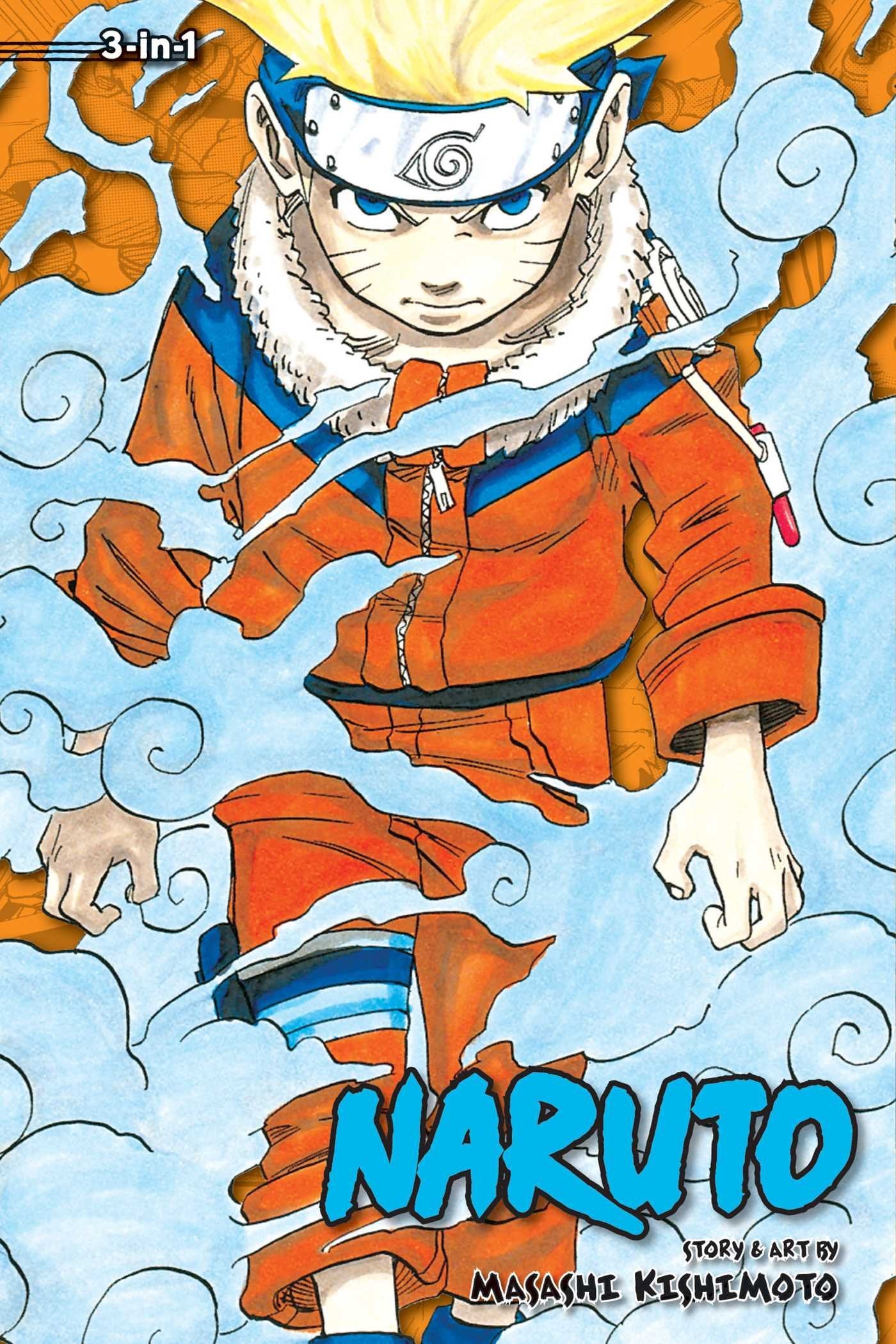 Naruto (3-In-1 Edition), Vol. 1: Includes Vols. 1, 2 & 3 book cover