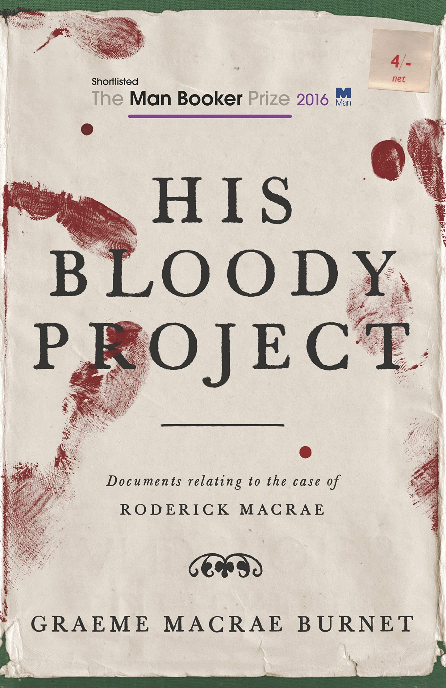 His Bloody Project book cover