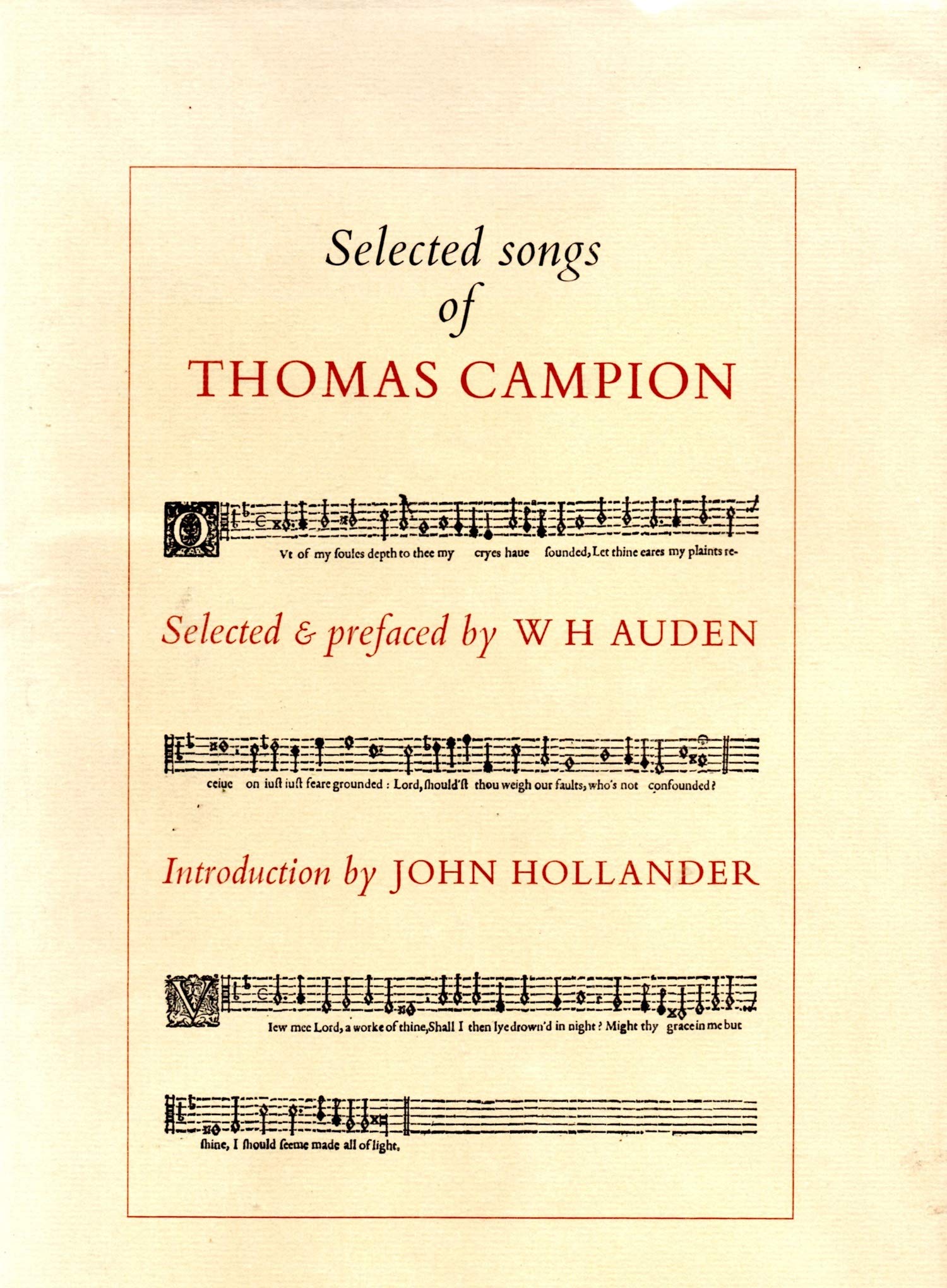 Selected Songs of Thomas Campion (Revised) book cover