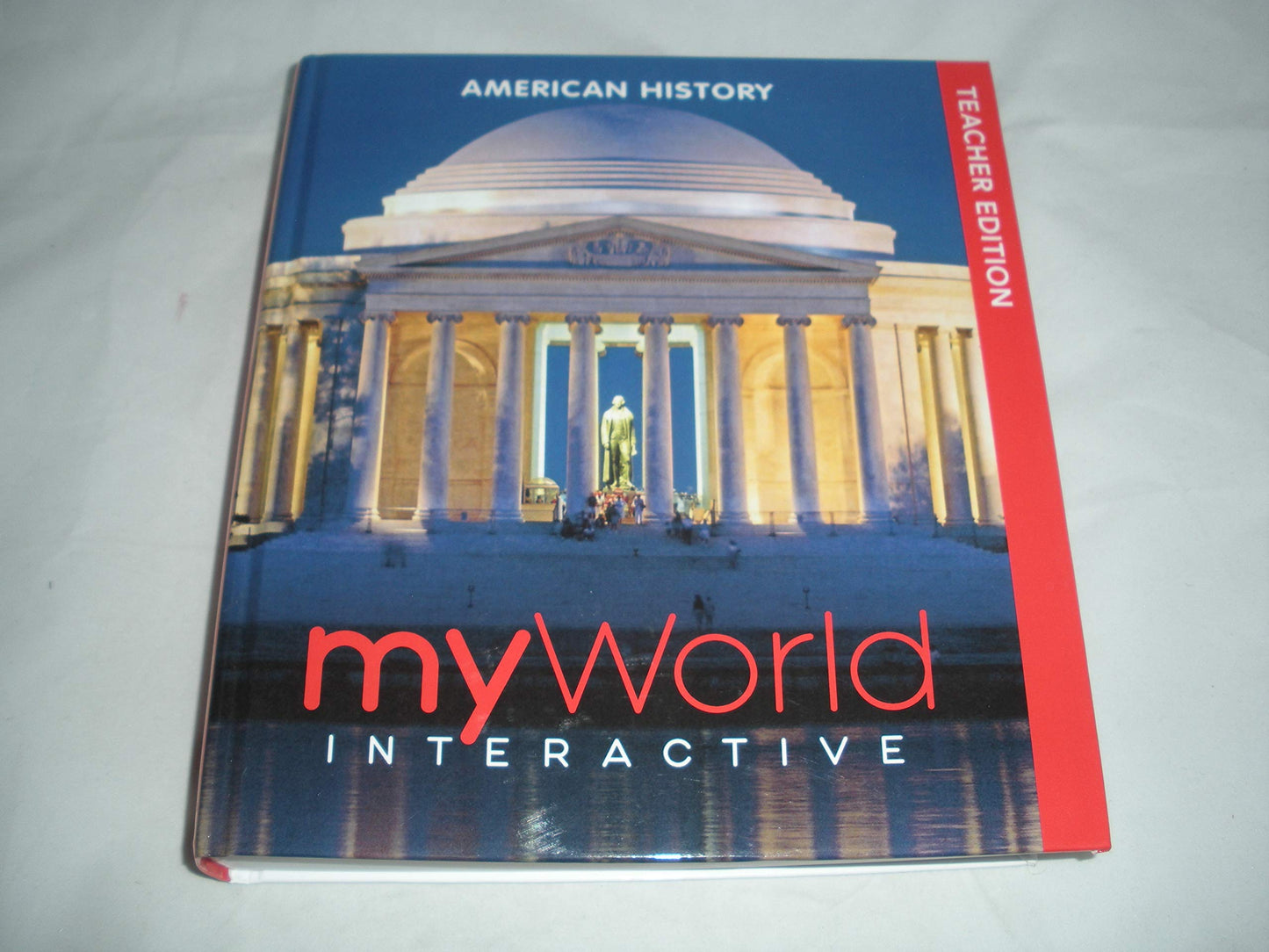 myWorld Interactive American History Teacher Edition book cover