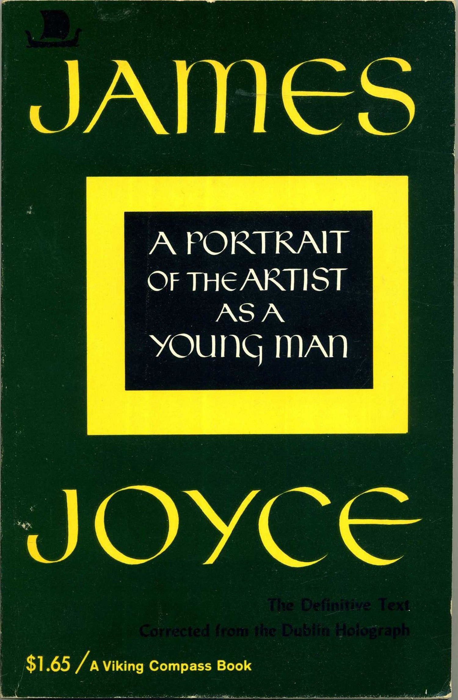 A Portrait of the Artist as a Young Man book cover
