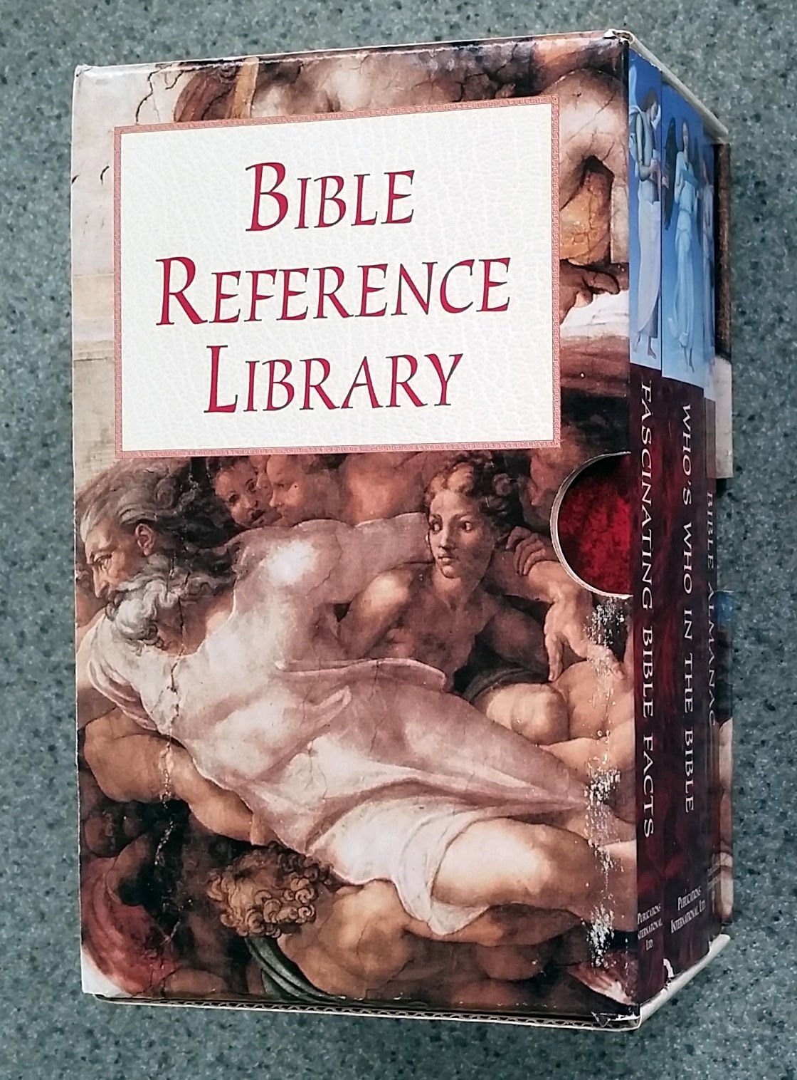 Bible Reference Library: Bible Almanac, Who's Who in the Bible, Fascinating Bible Facts book cover
