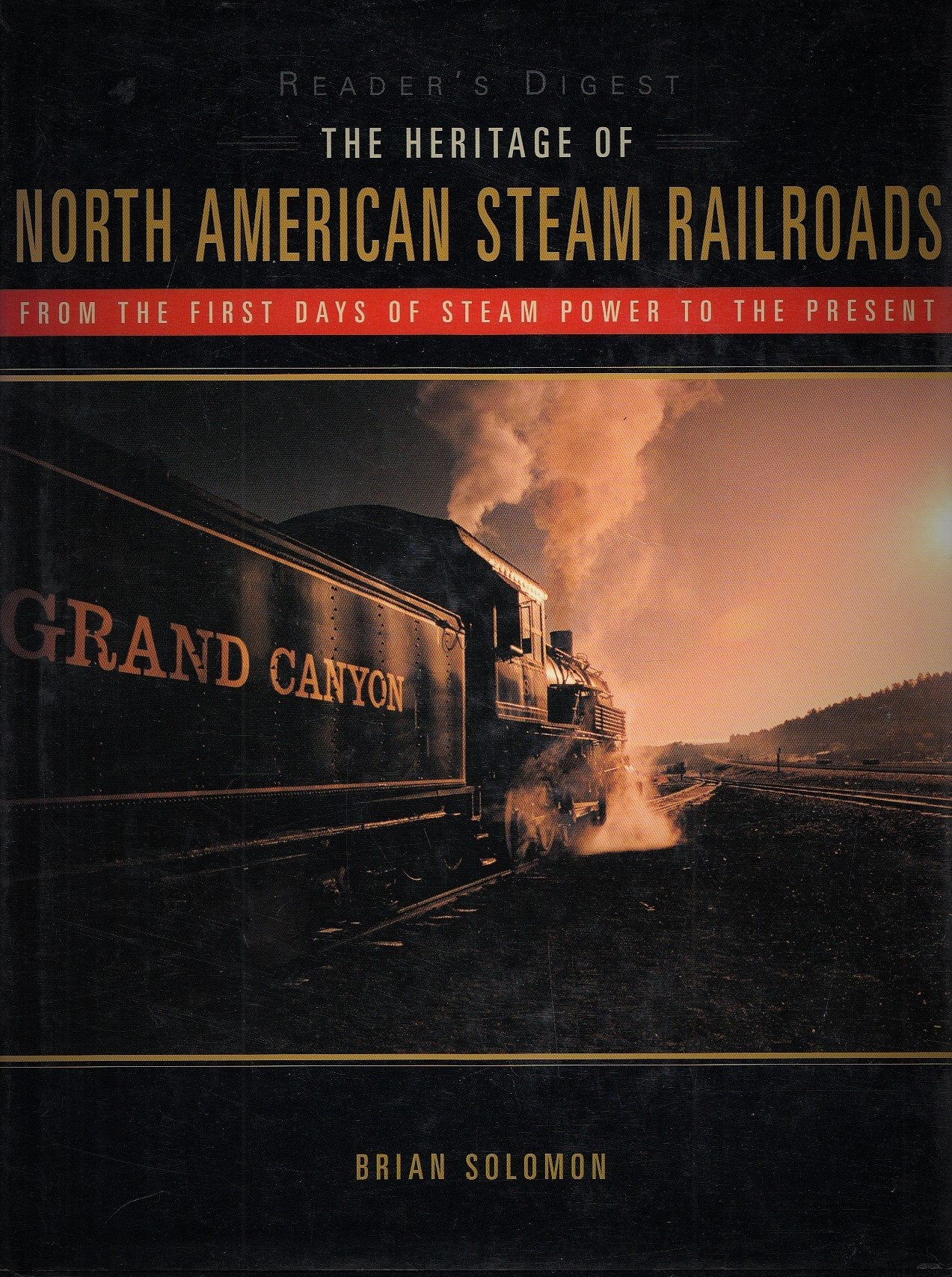 Heritage of North American Steam Railroads book cover
