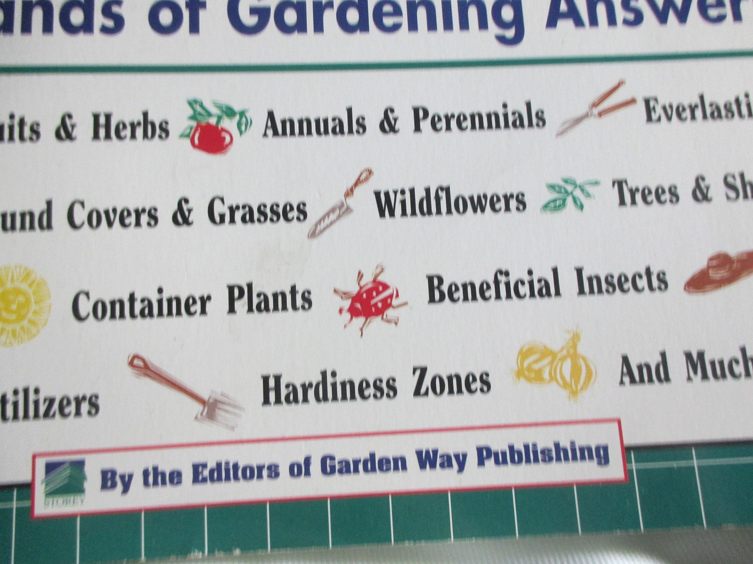 Just the Facts!: Dozens of Garden Charts, Thousands Of Gardening Answers book cover