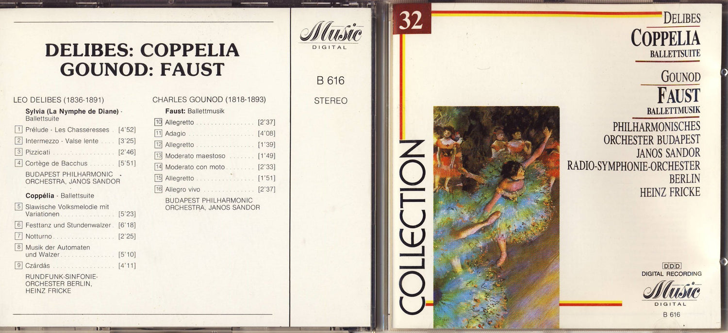 Delibes:Coppelia Gounod:Faust book cover
