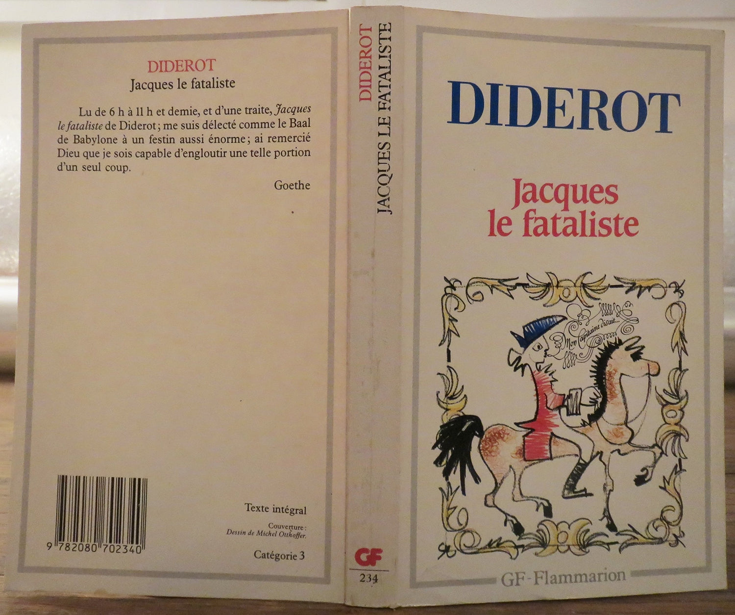 Jacques le fataliste et son maitre book cover