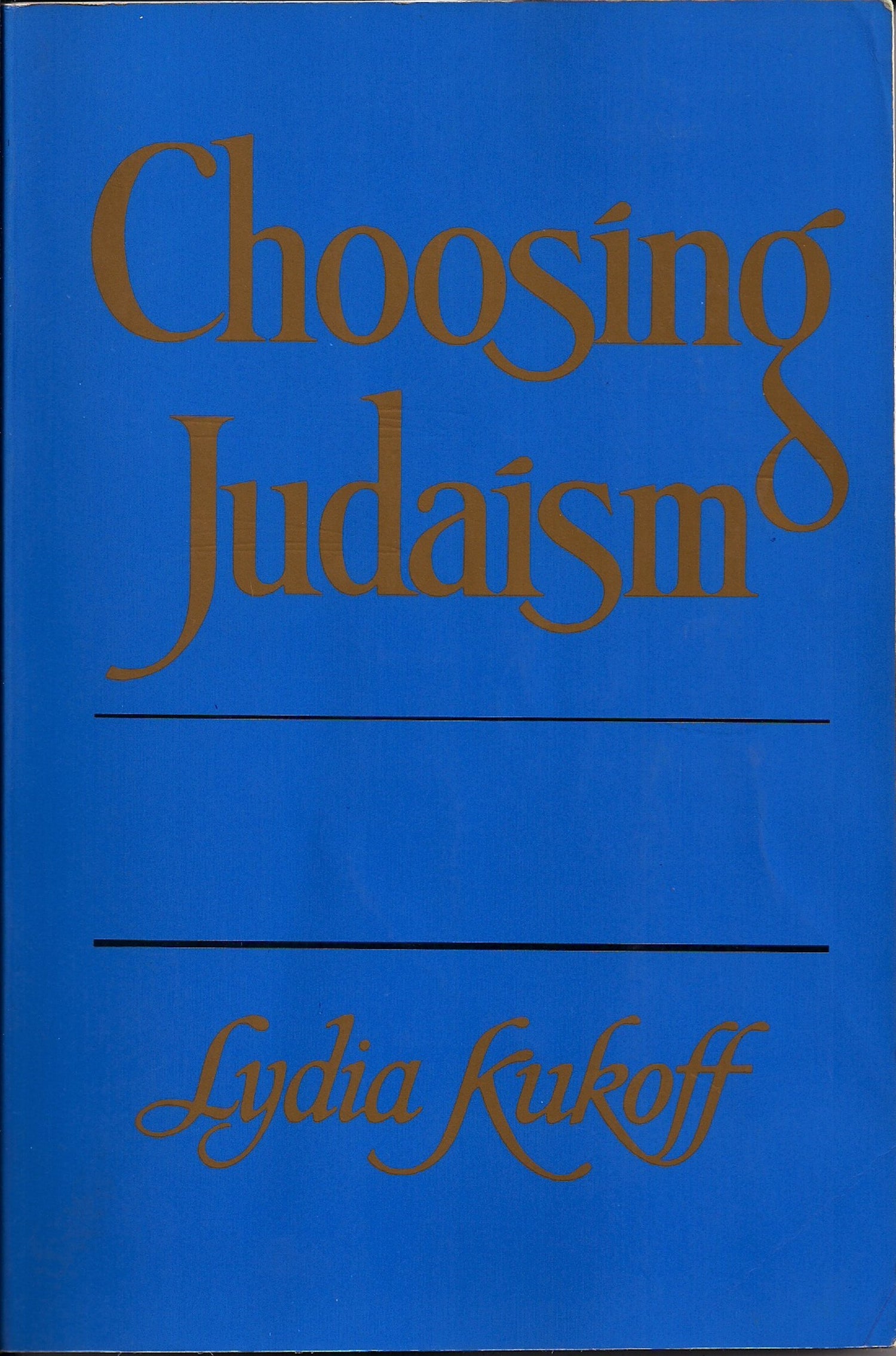 Choosing Judaism book cover