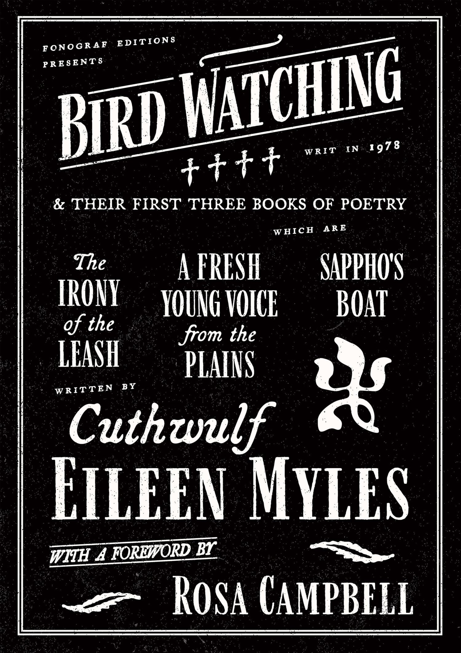 Bird Watching & Their First Three Books of Poetry book cover