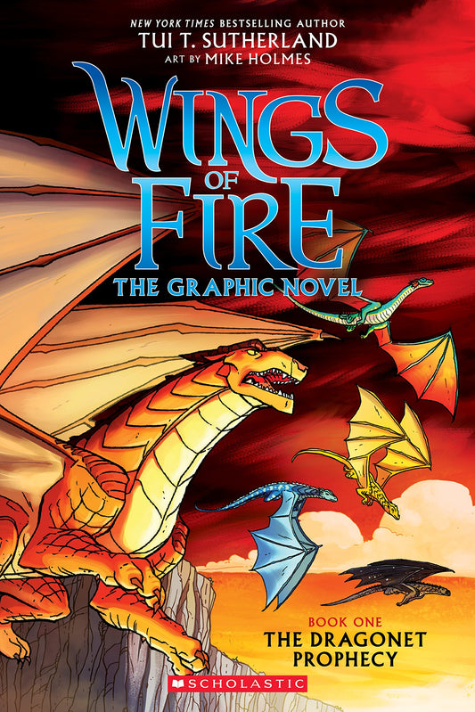 Wings of Fire: The Dragonet Prophecy: A Graphic Novel (Wings of Fire Graphic Novel #1): Volume 1 book cover
