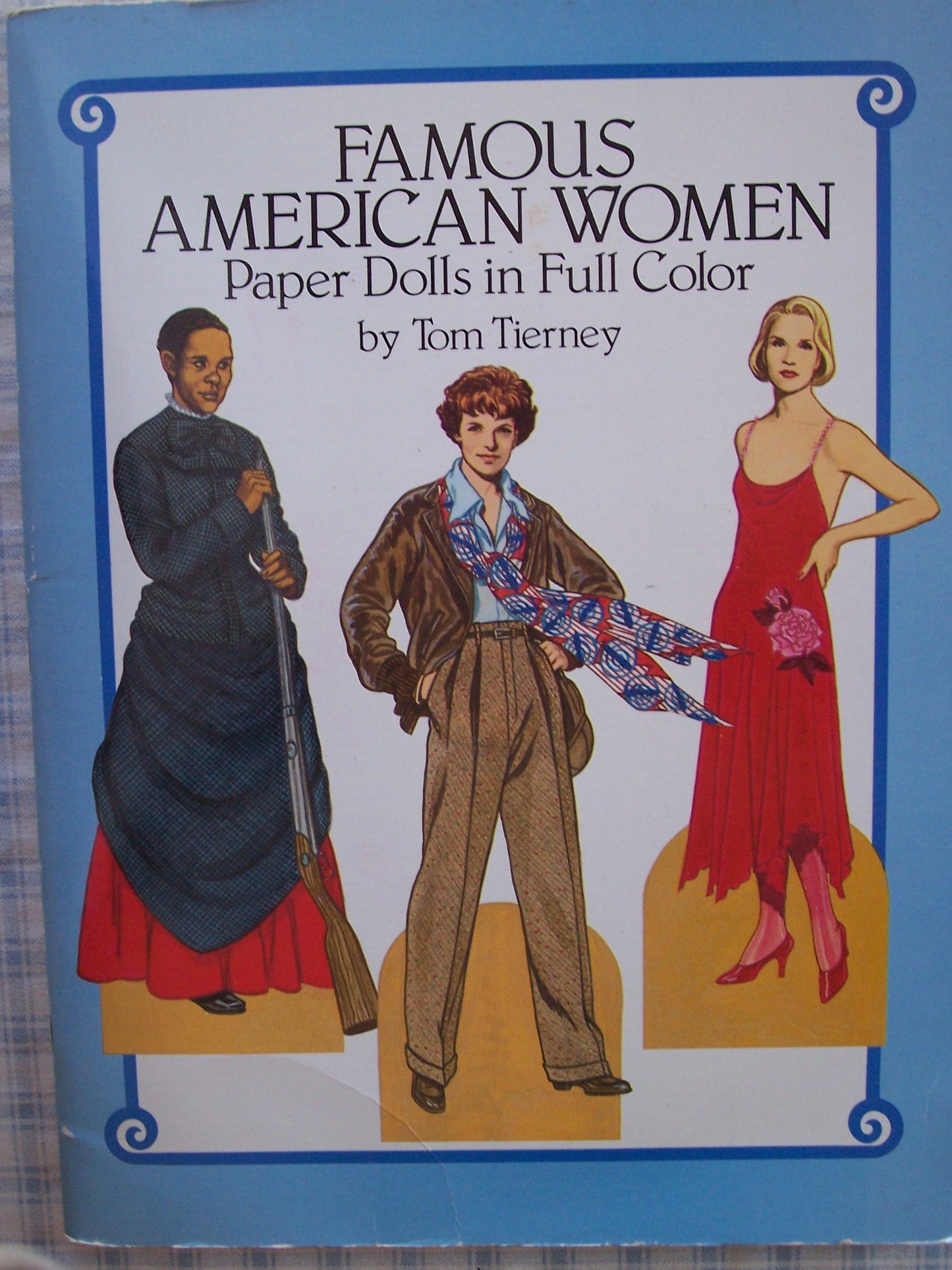 Famous American Women Paper Dolls in Full Color book cover