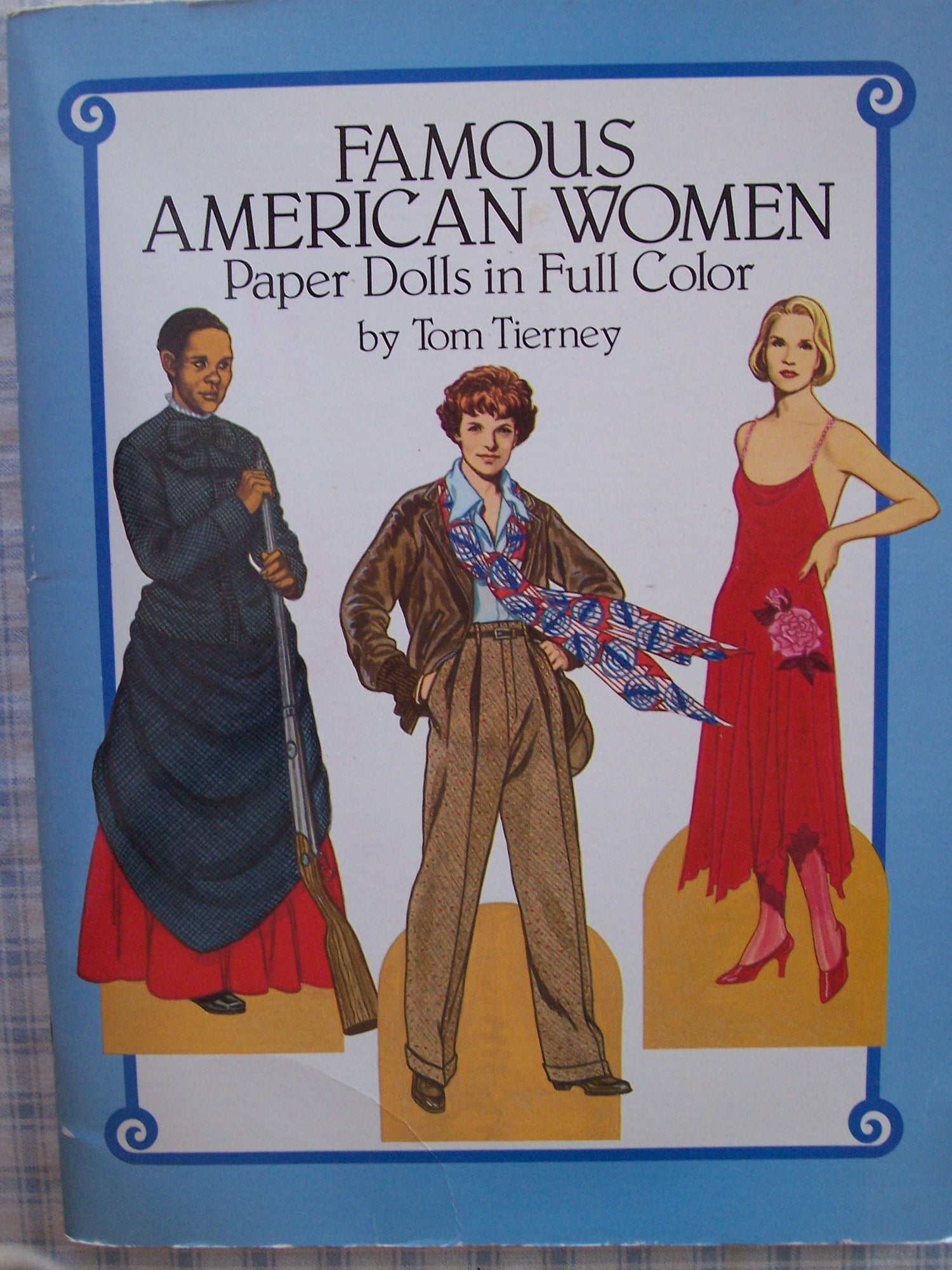 Famous American Women Paper Dolls in Full Color book cover