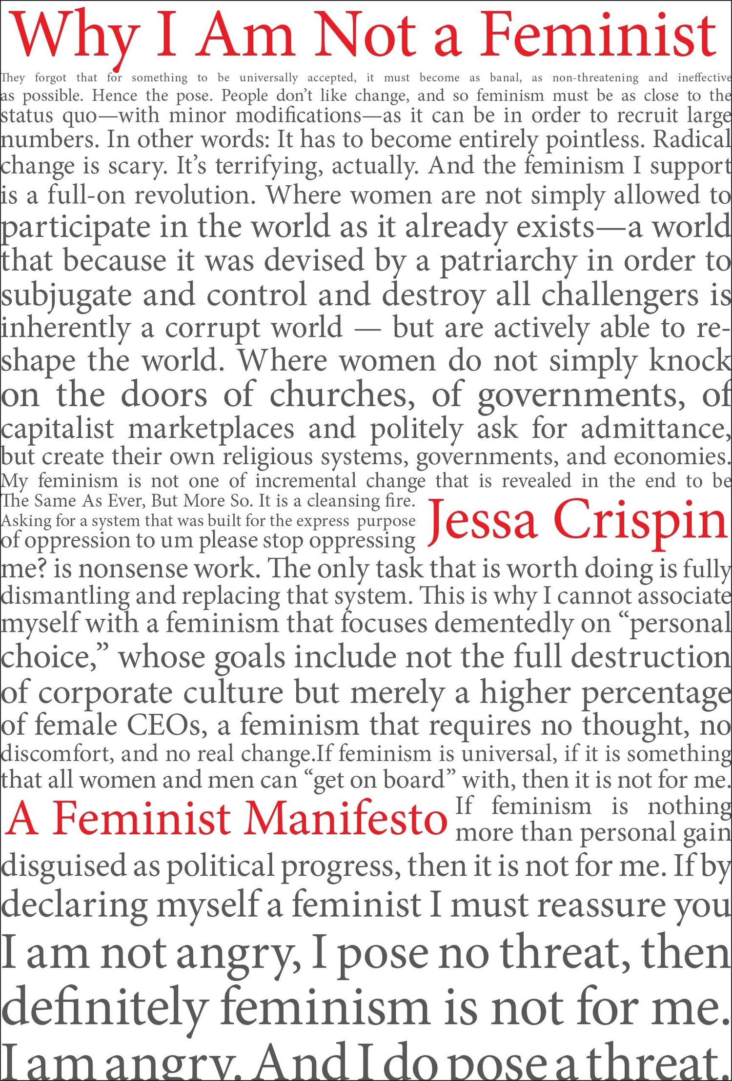 Why I Am Not A Feminist book cover