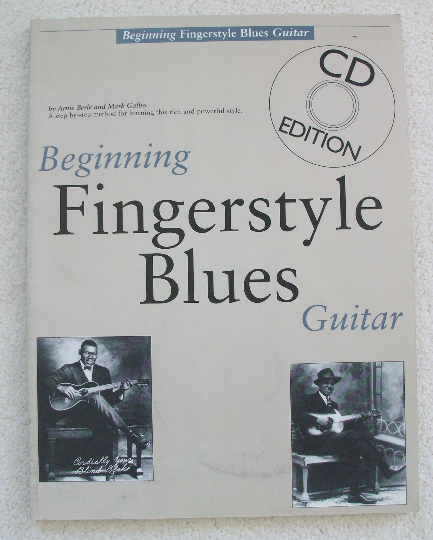 Beginning Fingerstyle Blues Guitar book cover