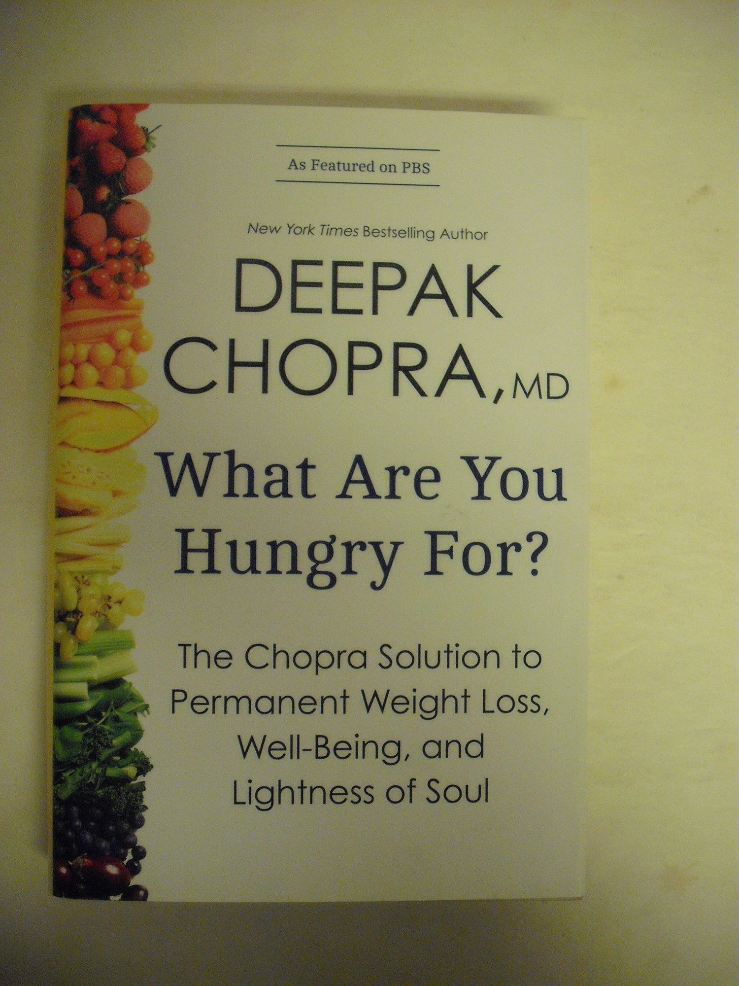 What Are You Hungry For?: The Chopra Solution to Permanent Weight Loss, Well-Being, and Lightness of Soul book cover