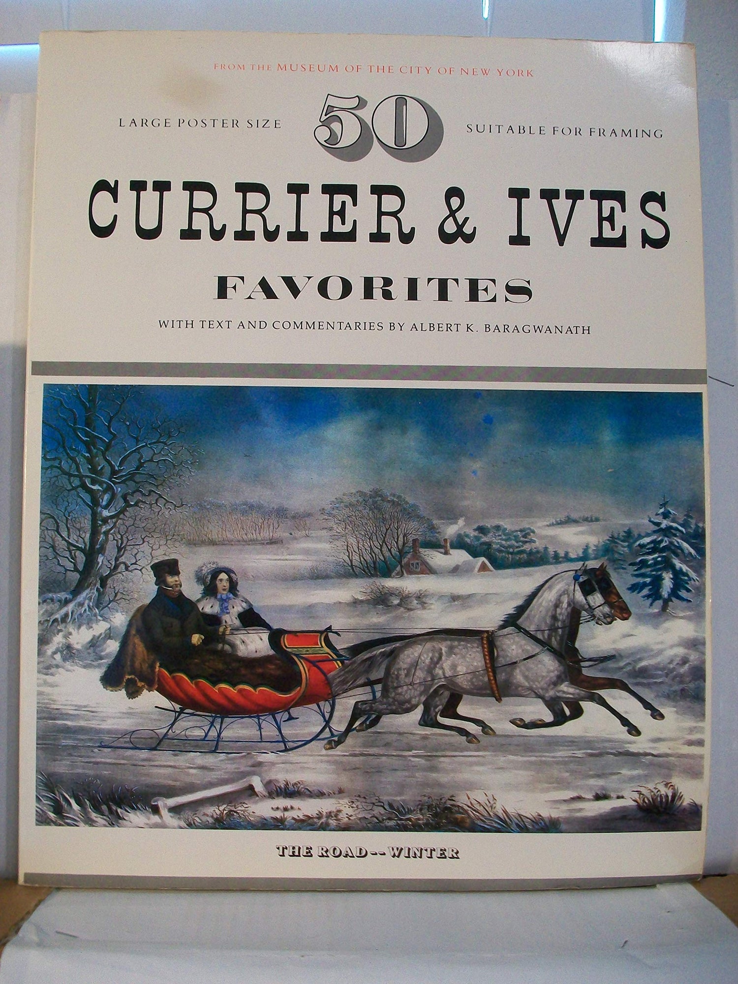 50 Currier & Ives favorites, from the Museum of the City of New York book cover