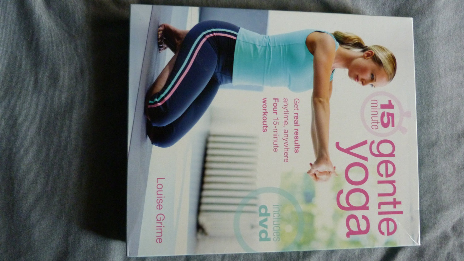 15 Minute Gentle Yoga with Louise Grime book cover