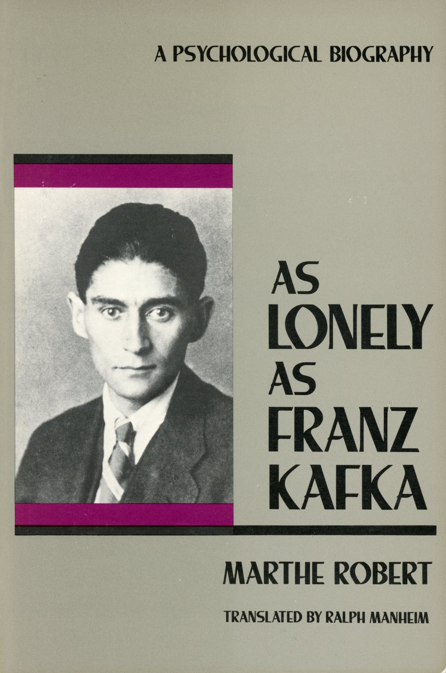 As Lonely as F.Kafka book cover