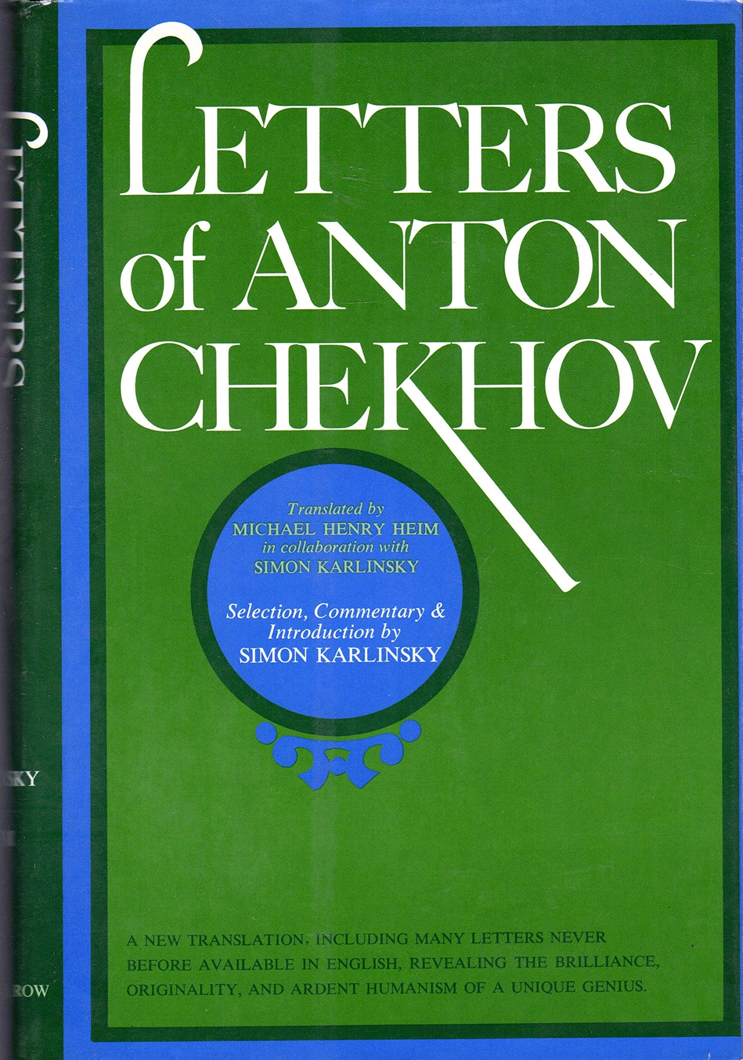 Letters of Anton Chekhov book cover
