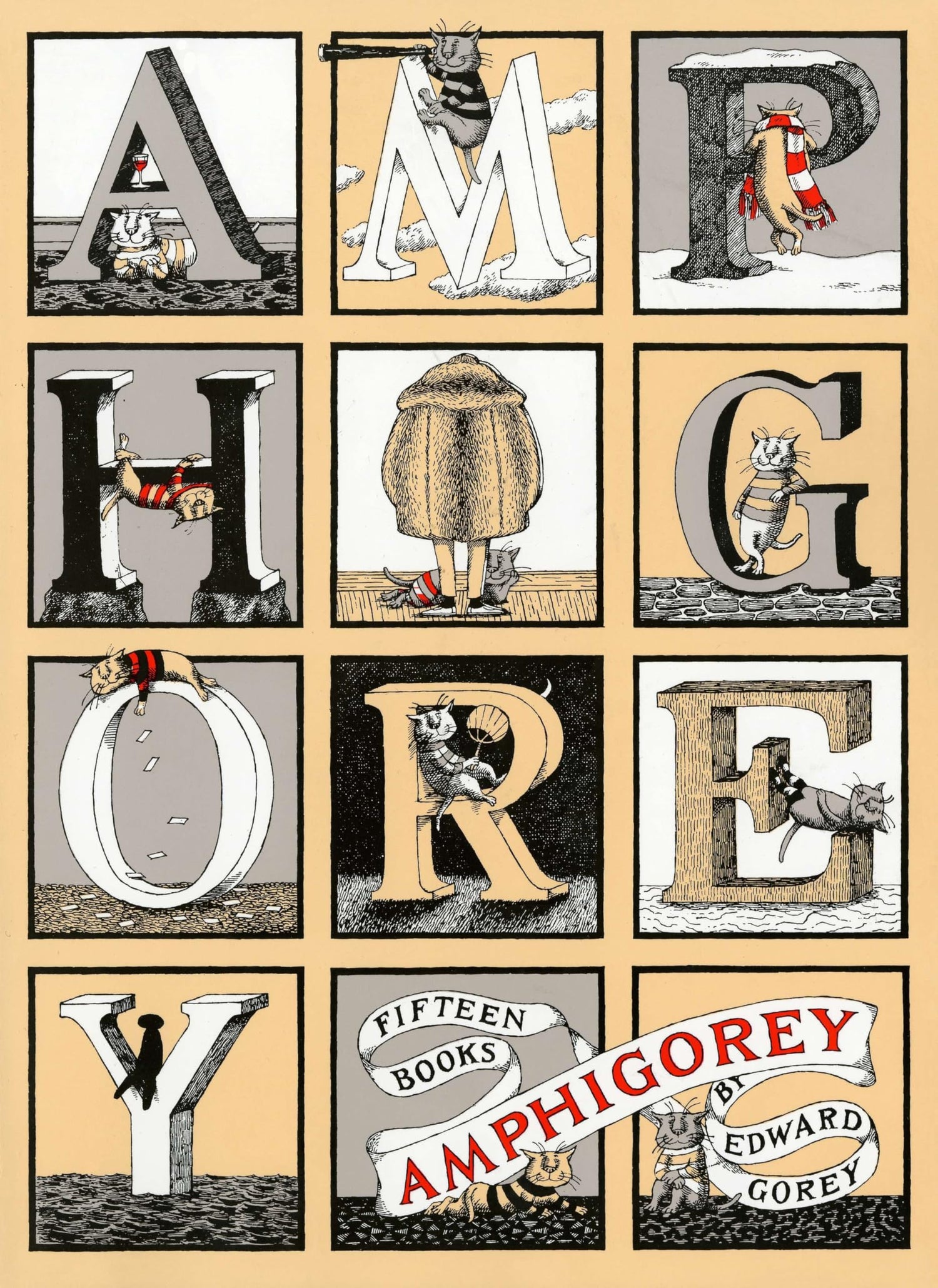 Amphigorey: Fifteen Books book cover