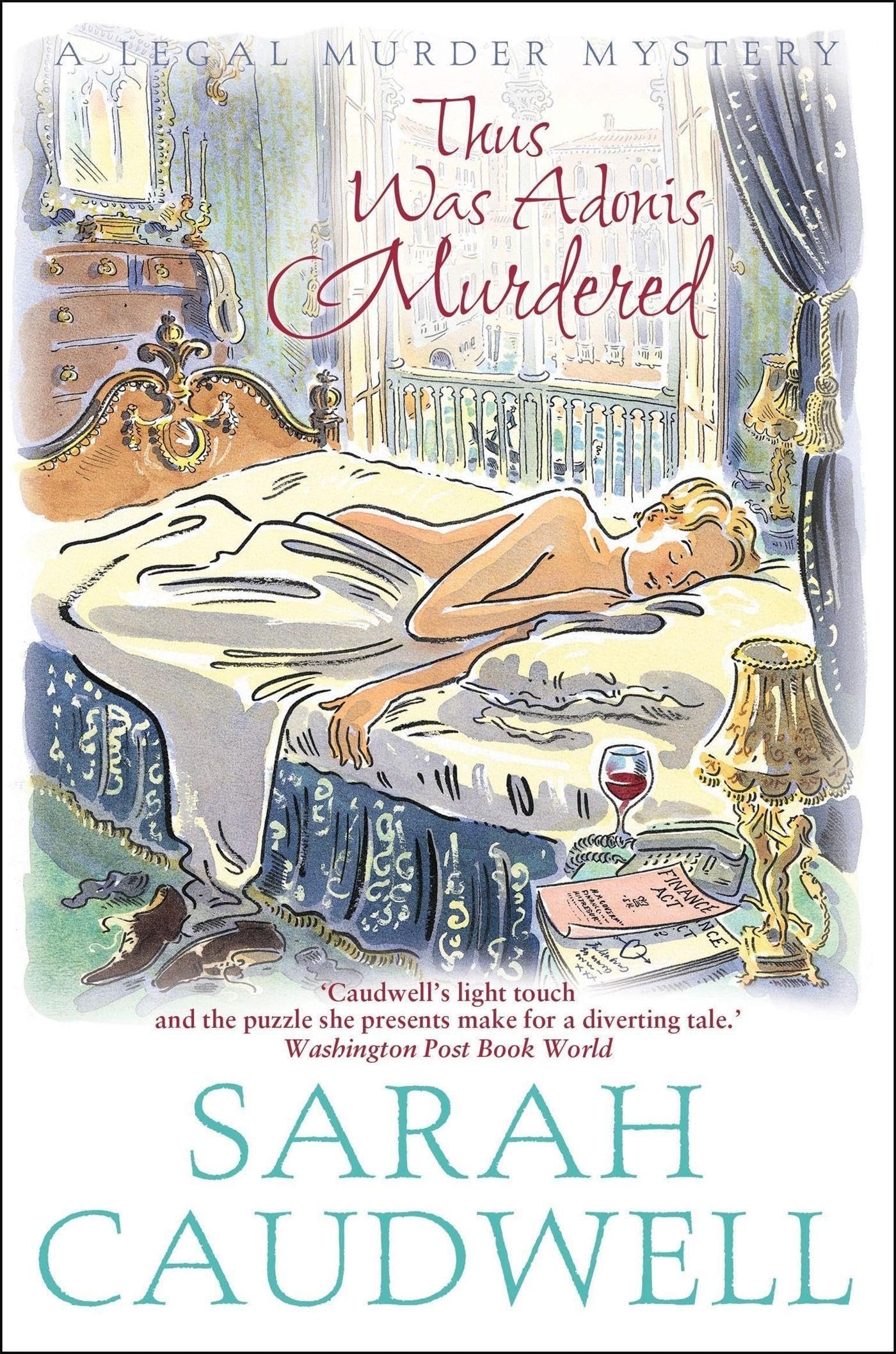 Thus Was Adonis Murdered. Sarah Caudwell book cover