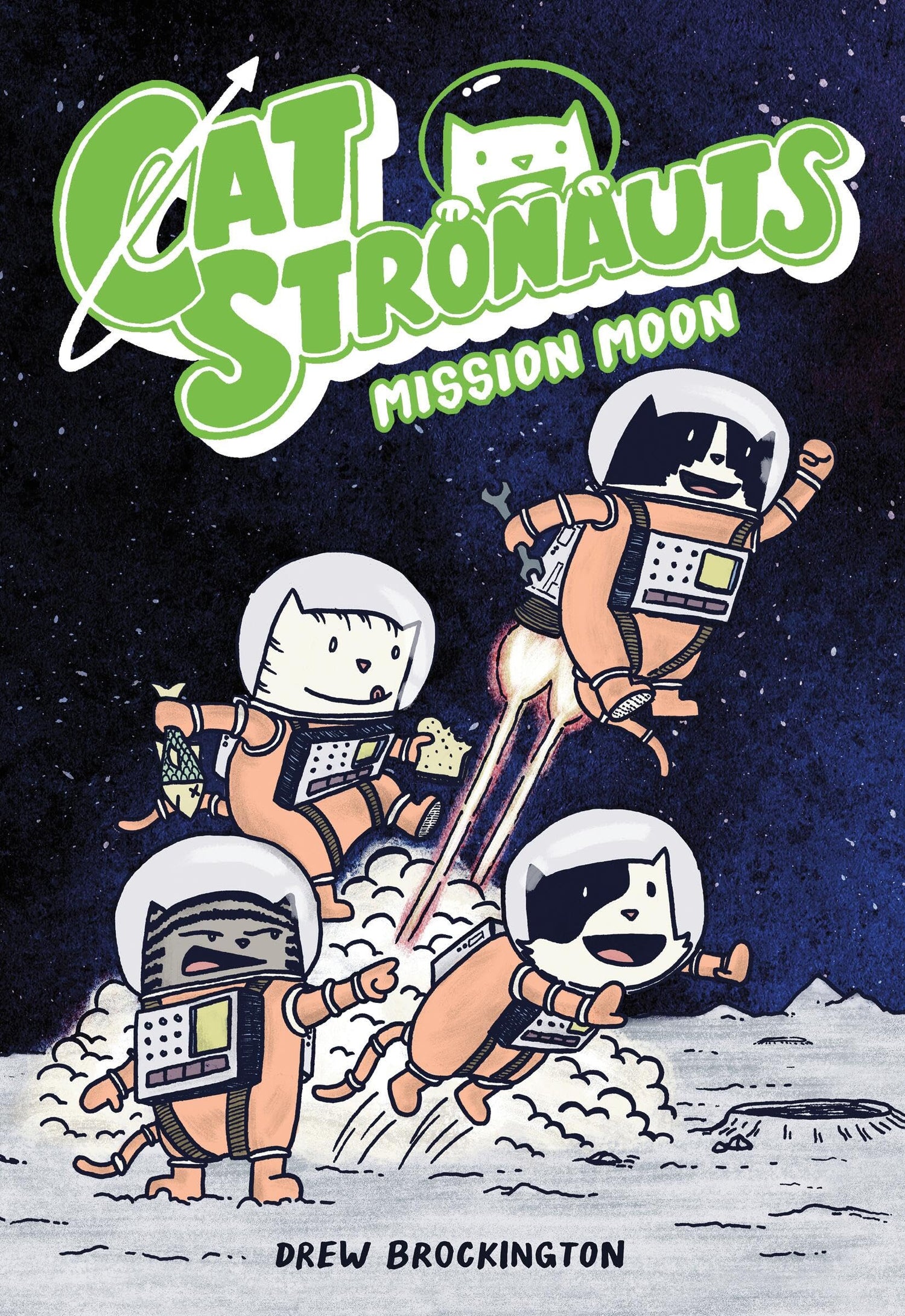 CatStronauts: Mission Moon book cover