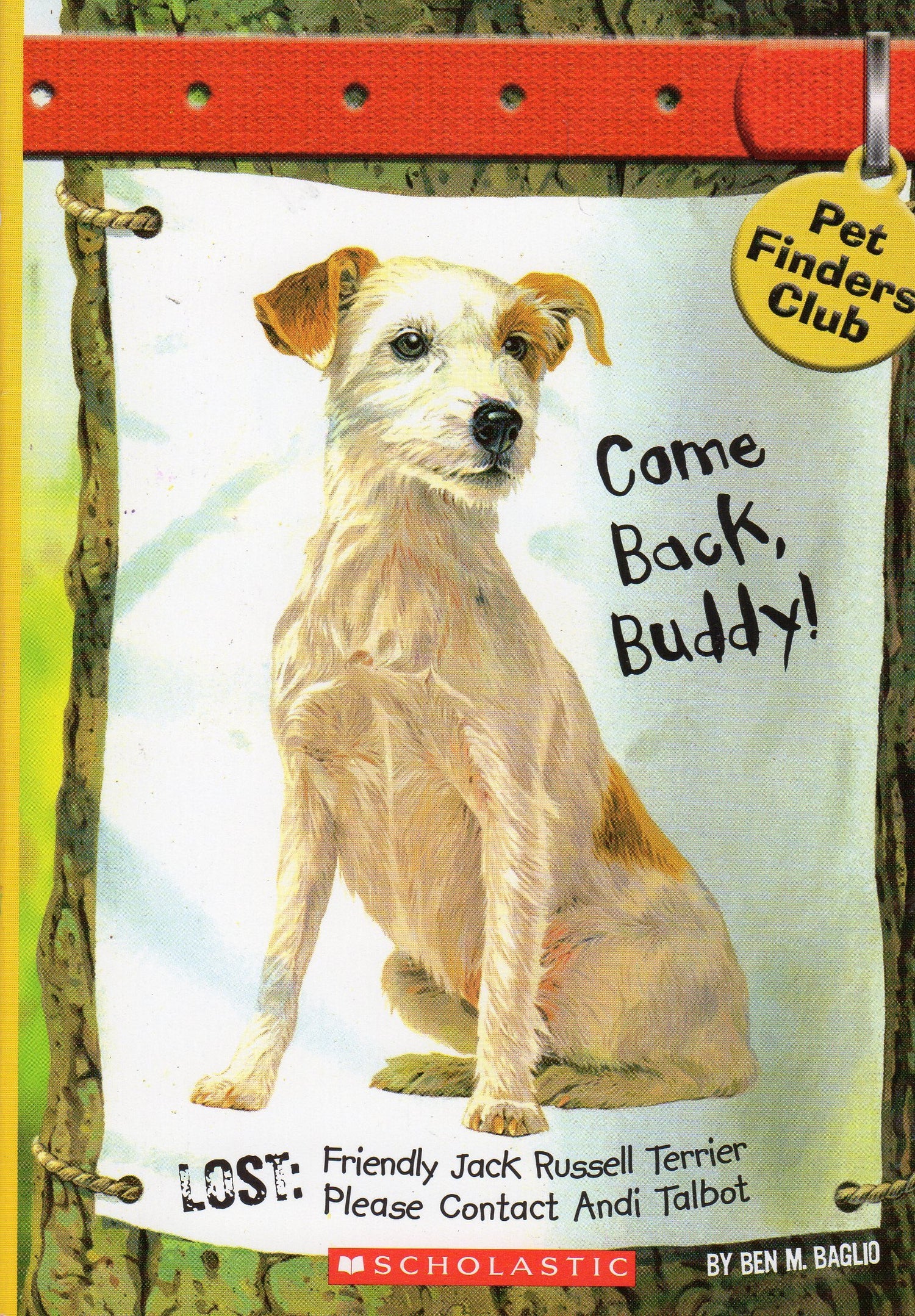 Come Back, Buddy! (Pet Finders Club #1) book cover